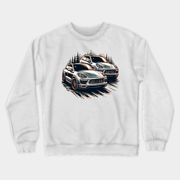 Porsche Cayenne Crewneck Sweatshirt by Vehicles-Art